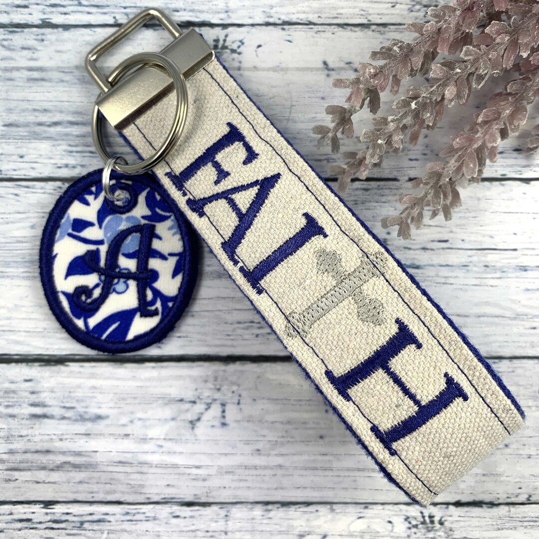 Febs Keychain Faith Wristlet Keychain, Wrist Keychain for Her, Key Fob Wristlet ...