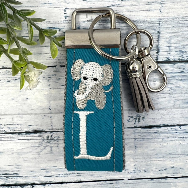 Elephant Keychain, Elephant Gifts for Women, Mini Keychain, Popular Right Now, Personalized Keychain, Luggage Tag, Backpack keychain