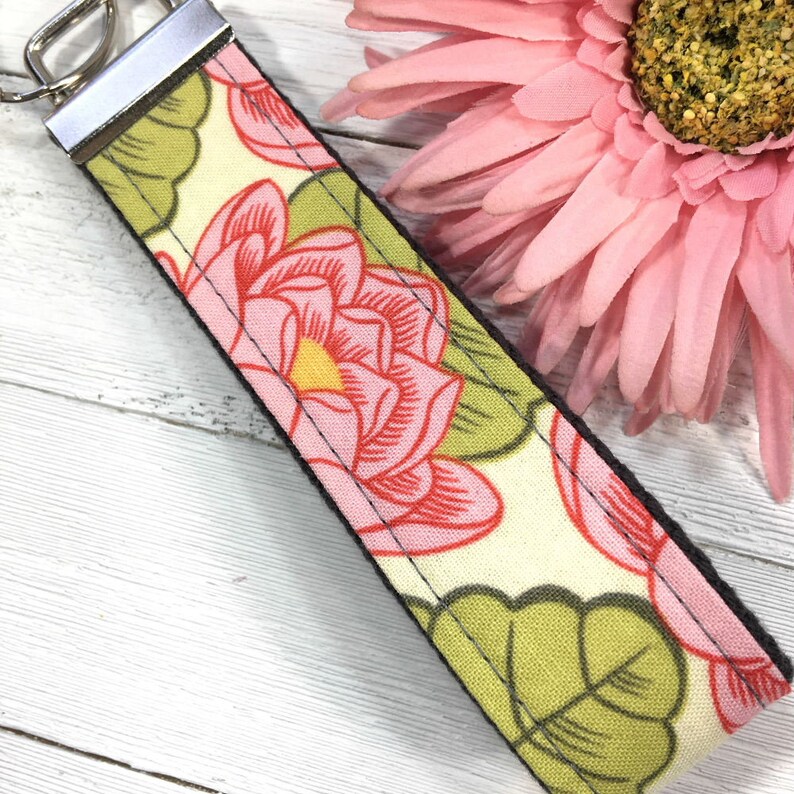 College Graduation Gift for her Handmade Keychain in Amy Butler Fabric End of Year Teacher gift
