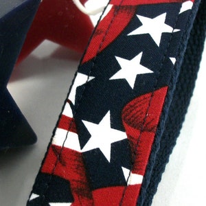 Patriotic Wristlet Keychain, Wrist Keychain for Her, Key fob Wristlet, Keychain Wristlet, Bracelet Keychain, Popular Right Now image 2