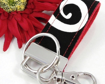 Floral Mini Keyfob FOB Keychain for Women Ideal as a Purse Keychain or Backpack Keychain, Ideal Small Bridesmaid Gift