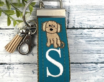 Handmade Golden Doodle Keychain, Doodle Mom, Golden Doodle Gift, Popular Right Now, Personalized Gift, Personalized Keychain, Luggage Tag