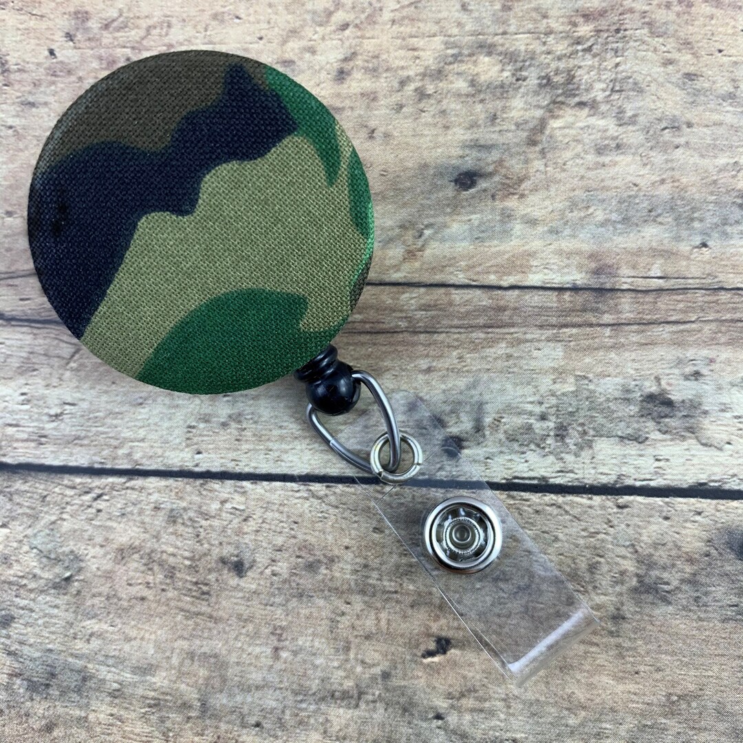 Handmade Mens Badge Reel Digital Camo Male Nurse Gifts Male Etsy