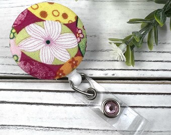 Cute Badge Reel with Easter Eggs, Nurse Badge Reel, Cheer up Gift,  RN Badge Reel, Nurse Gift,  Badge Reel Holder, Badge Reel Retractable