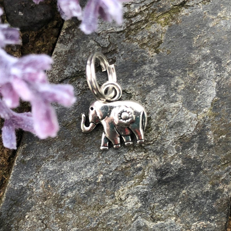 Cute Charms for Lanyard, Keychain and Badge Reel, Trending Now, Heart Charm, Flower Charm, Elephant Charm, Popular Right Now image 7