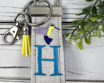 Handmade Hummingbird Keychain, Hummingbirds, Customizable Keychain, Personalized Keychain, Luggage Tag, Bird Keychain, Hummingbird Gifts