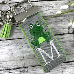 Handmade Frog Keychain, Frog Gifts, Popular Right Now, Personalized Gift, Frog, Personalized Keychain, Luggage Tag, Frogs, Moving Away Gift image 6