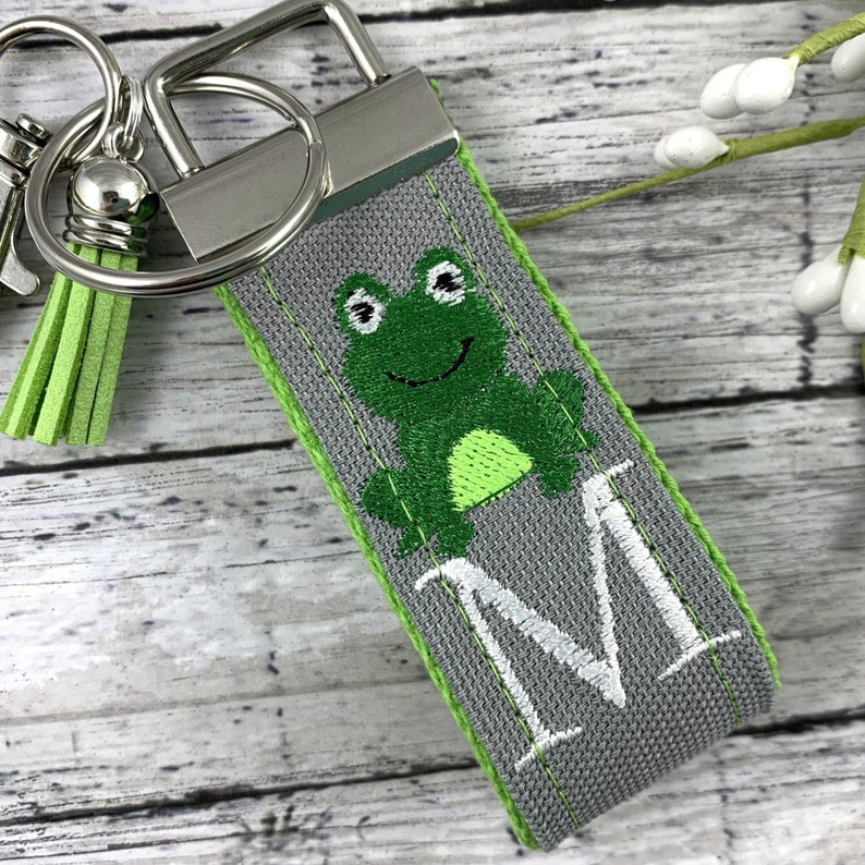 Handmade Frog Keychain, Frog Gifts, Popular Right Now, Personalized Gift, Frog, Personalized Keychain, Luggage Tag, Frogs, Moving Away Gift image 6