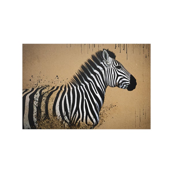 Zebra , Animal 4, Africa , love , instagood , beautiful , instagram , picoftheday , Black , White , Stripes , Satin Posters (210gsm)