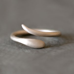 Baby Snake Ring in Sterling Silver