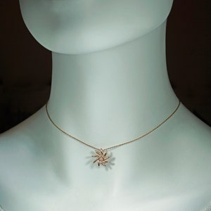 Seed Pinwheel Necklace image 6