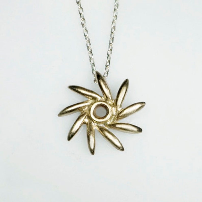 Seed Pinwheel Necklace image 2