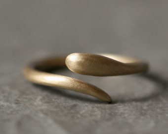 Baby Snake Ring in 10K Gold