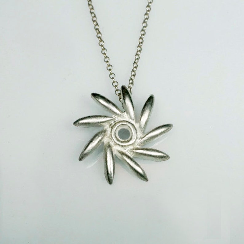 Seed Pinwheel Necklace image 3