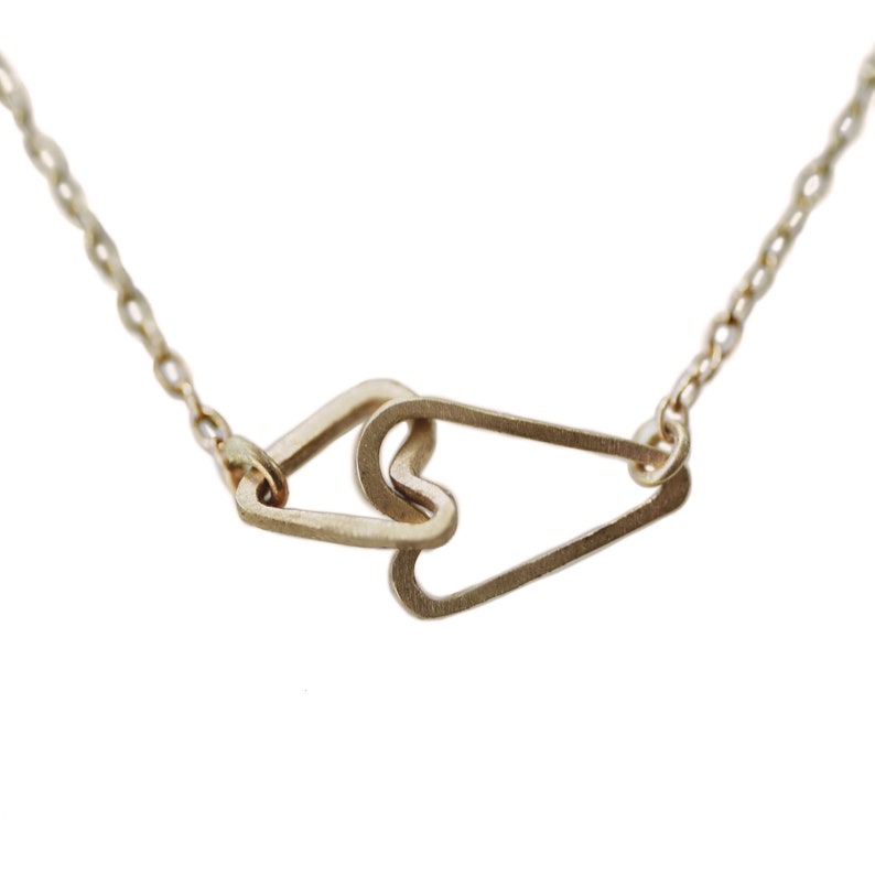 Double Sideways Heart Necklace image 3