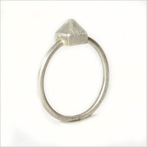 Pyramid Ring in Sterling Silver image 2
