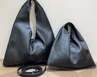 Genuine Leather Shoulder Bag, Minimalist Leather Handbag, Women's Soft Leather Shoulder Bag, Small Bag