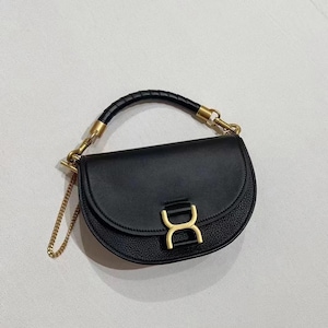 Elegant Leather Handbag, Women&#39;s Leather Top Handle Bag, Crossbody Bag, Luxury Handbag