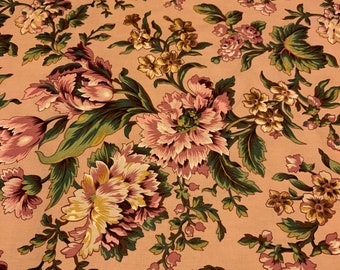 Encore di LeRouvray Large Floral LR02 Mauve for Free Spirit Fabrics Westminster OOP BTHY