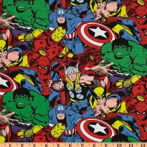 Marvel Comic Pack da 1/2 yard per molle creativo CP56140