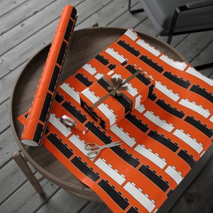 Halloween Bricks Wrapping Paper