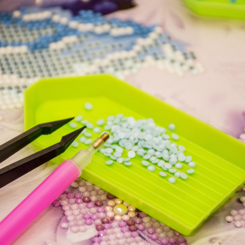 Rouleau à Paillettes Pour Peinture à Diamants - Détachable, Ergonomique - 10,5 Cm - Couleurs Variées