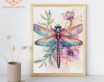 MXJSUA Bricolage Diamond Painting,5D DIY Diamant Painting Kit Complet, Peinture Diamant Artisanat Strass Painting pour Adultes, Enfants, Décoration Intérieur 30x40cm Fleur de plage Rose