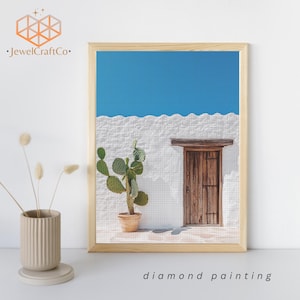 Kaktus Diamant Malerei Set 40x50cm, Pflanzen 3D Malerei, Gem Art Kits Für Erwachsene und Kinder, Hauswanddekor