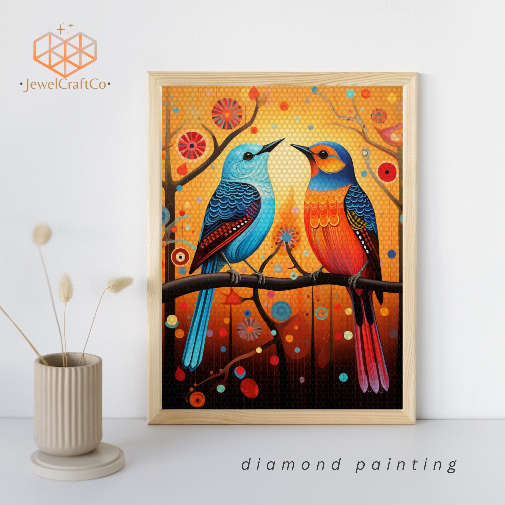 5D Diamond Painting | Kit De Broderie Diamant Complet | 35 X 25 Cm