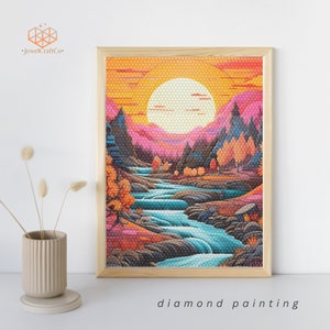 Beautiful Diamond Painting Kit 40x50cm, Gem Art Kits For Adults And Kids, Diy Rhinestones Paint By Number Kit, Home Wall Decor