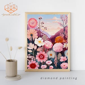 Hibiscus Art Diamond Painting Kit 40x50cm, Flowers 3d Hibiscus Art Diamond Painting Kit 40x50cm, Flowers 3d