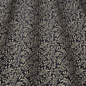 Foliage Indigo Jacquard Weave