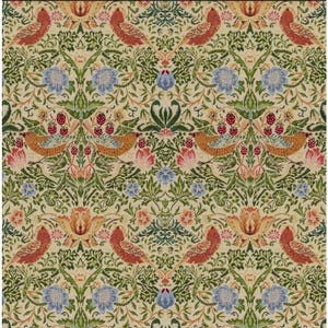 William Morris Tapestry Strawberry Thief Natural
