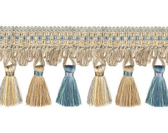 Florence Tassel Fringe Sky