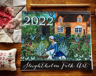 SALE 2022 Sleightholm Folk Art Calendar