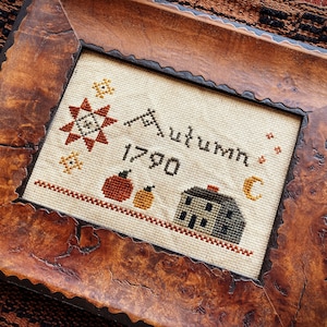 Autumn 1790 Cross Stitch PDF Pattern