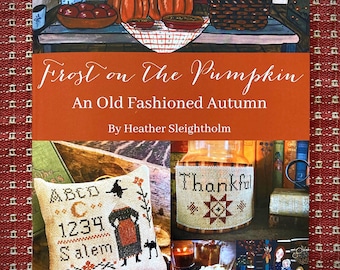 Pattern Booklet Frost on the Pumpkin autumn stitching pattern book