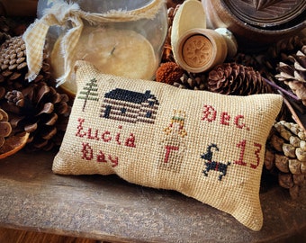 Lucia Day PDF download cross stitch pattern