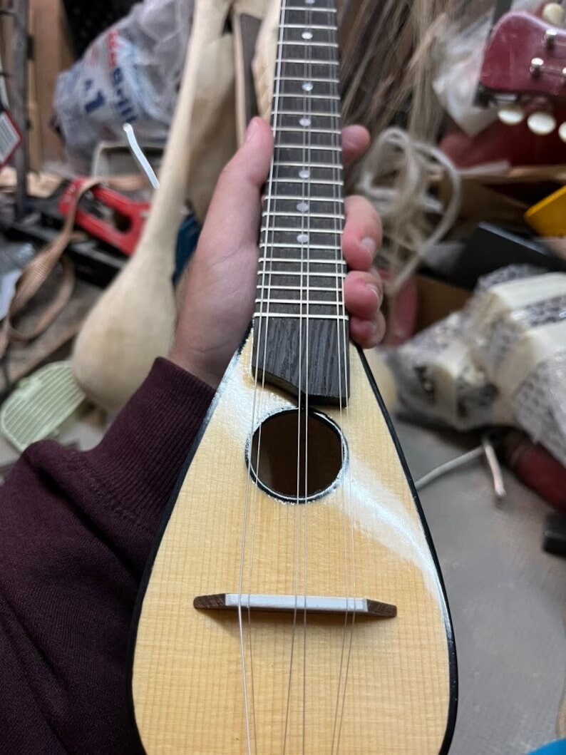 Greece Small String Instruments Handmade Greek Baglamas FB1| 3-stringed Folk Instrument | Greek Mini ...