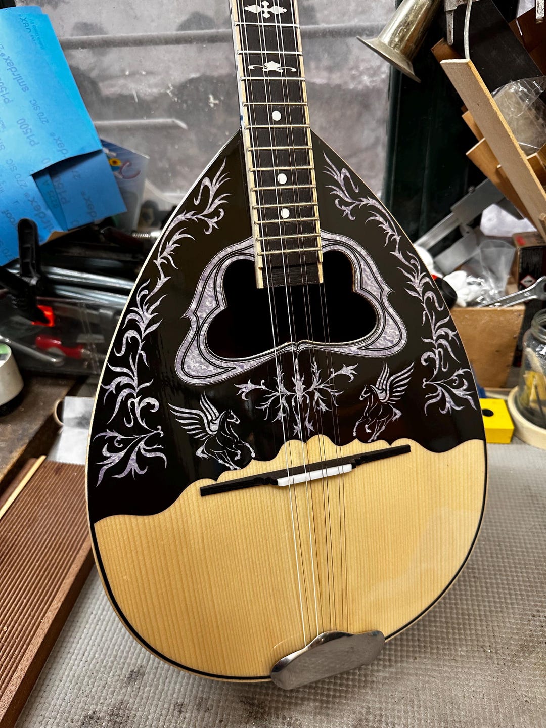 Greek String Handmade Greek Four-string Bouzouki | 4-string Traditional Instrument ...
