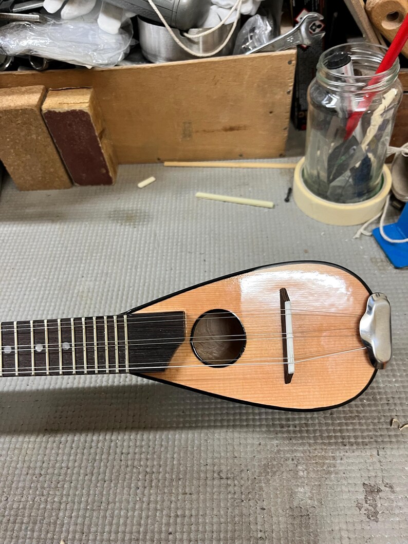 Greece Small String Instruments Handmade Greek Baglamas FB1| 3-stringed Folk Instrument | Greek Mini ...