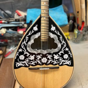 Handmade Greek Traditional 3-String Bouzouki TSB3 |6-String Original Greek Bouzouki |Greek 3-string Bouzouki including bag and extra strings