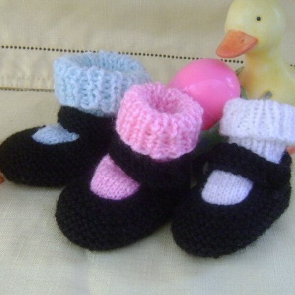 Pattern for Mary janes with socks  e-pattern