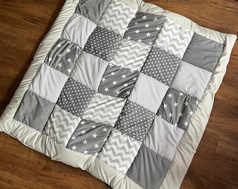 DIY Patchwork-Krabbeldecke