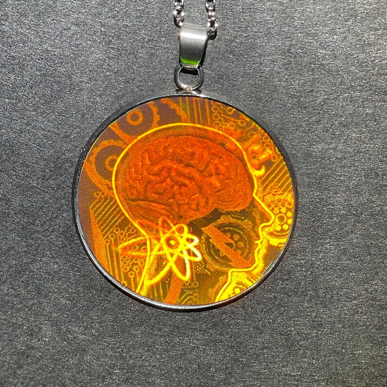 Pendentif Lenticulaire Animé - Ton œil Qui Cligne, Diamètre 30mm