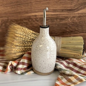 Olive Oil Dispenser, Handmade Pottery