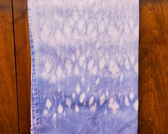Shibori Tea Towel Rectangular - Violet