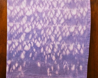 Shibori Tea Towel - Violet