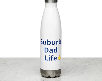 Suburb Dad Life Trinkflasche aus Edelstahl