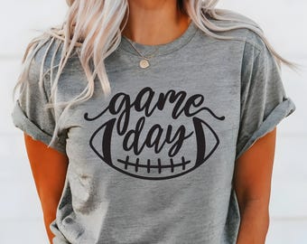 Game Day Football Tee: Unisex Cotton Spirit Shirt